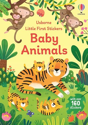 Usborne Little First Stickers Baby Animals.