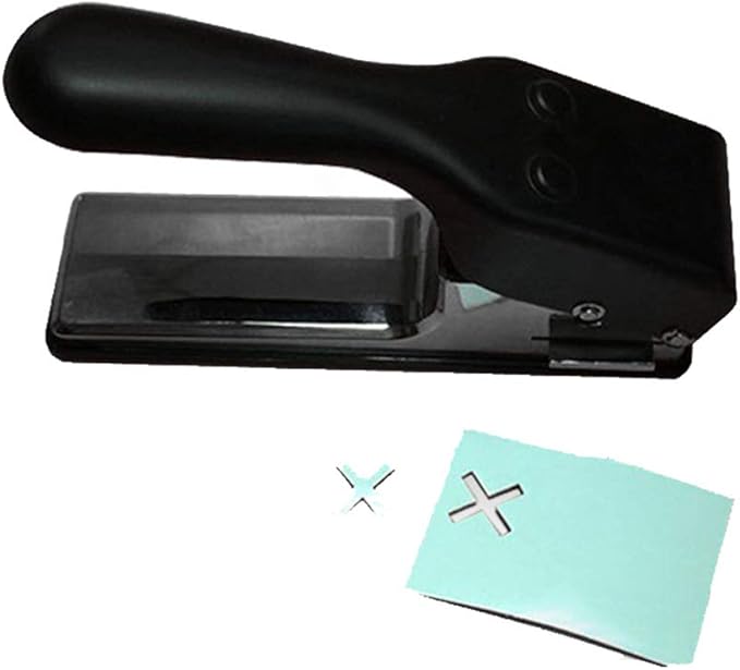 Ybriefbag Desktop Hole Punch Credit Card Chip Destroyer