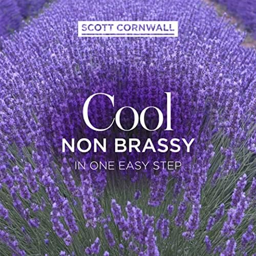 Scott Cornwall Colour Restore Cool Ash Toner 100ml. Anti-Orange Hair Toner for blonde, bleached, highlighted and brunette bases.