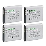 Kastar Battery (4-Pack) for Olympus LI-90B, LI-92B, UC-90 Work with Olympus SH-1, SH-50 iHS, SH-60, SP-100, SP-100EE, Tough TG-1 iHS, Tough TG-2 iHS, Tough TG-3, XZ-2 iHS Cameras