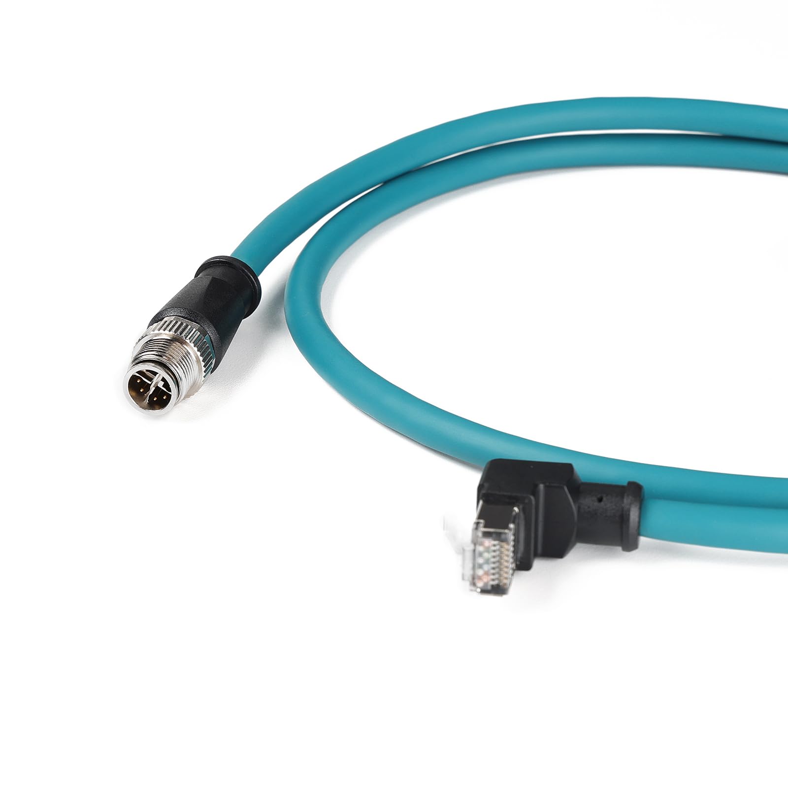Eonvic Ethernet Shielded Cable M12 X-Type 8 Position to RJ45 Waterproof Industrial Network High Flex Cable for Cognex - Image 4