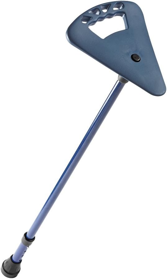 Blue Flipstick Straight Adjustable Seat Cane