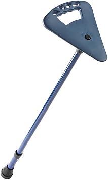 Blue Flipstick Straight Adjustable Seat Cane