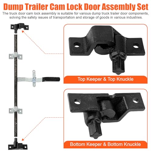 Image of Fuoequl Trailer Hasp Bolt Kit for Trailer Cam Action Hasp | Trailer Cam Bar Keeper