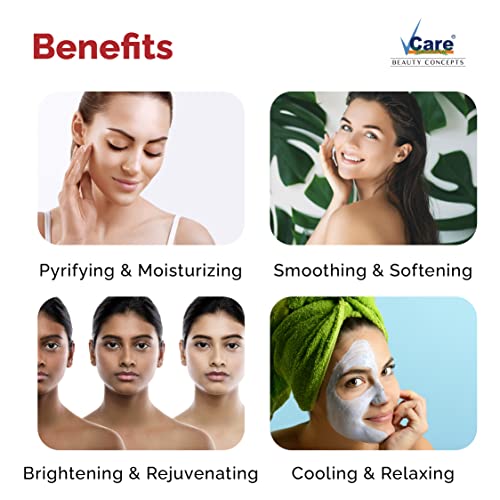 Image of Vcare Jelly Whitening Peel Off Mask For Facials Skincare |Face Mask Powder 250g - Facial Skin Care Product for Women Smoothing, Moisturizing, Cleansing, Refreshing|Suits All Skin Types