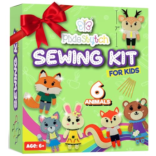 Pixiestytch Sewing Kit for Kids - Sew & Create 6