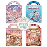 【SET DA 4 TEMI MAGICI: MONDO INCANTATO】Esplora quattro universi fiabeschi con questo set completo di libri stickers per bambini dai 2 anni in su. Include temi amatissimi: la pasticceria delle fate, il salvataggio delle sirene, la festa delle bambole e il ballo reale. Ogni scenario offre un'avventura colorata, rendendo questo sticker book un elemento essenziale per stimolare l'immaginazione e la curiosità visiva dei più piccoli.