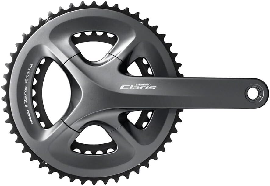 SHIMANO Claris FC-R2000 Crankset 165mm 8-Speed 50/34t 110 BCD Black
