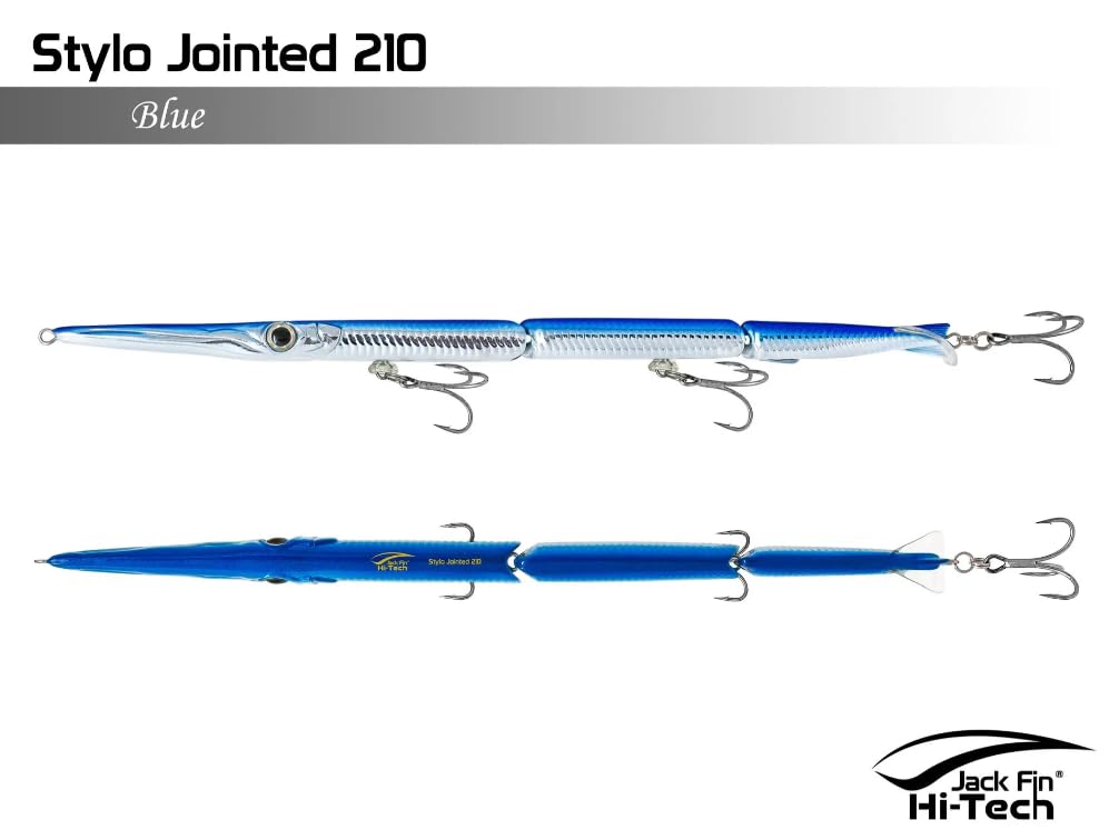 Artificiale Jack Fin Stylo Jointed 210 colore BLUE by Marlin Blue di Montanari Marco a Porto Corsini