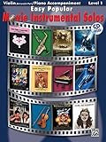 Easy Popular Movie Instrumental Solos (for Strings): Violin / Piano Accompaniment (incl. CD): Level 1. CD: Demo + Play-along (Pop Instrumental Solo Series)