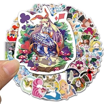 Amazon.co.jp: FIDEMM 不思議の国のアリス アニメ防水ステッカー
