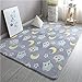 PEIHUODAN Tappeto Luminoso Soggiorno Spesso Peluche Camera da Letto per Bambini Animale Modello Tappetini Luminoso in Peluche Tappeto per Cameretta Ragazzo e Ragazza Antiscivolo (Gufo,60 x 120 cm)