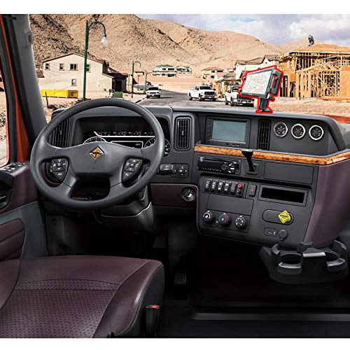 Heavy Duty Smartphone Tablet Gps Amps Drill Base Dash Eld Mount For Ipad Pro 12.9 Air Mini Galaxy Tab & Gps For Car Commercial Vehicle Van Semi Truck Fleet Limo (Holder Fit Iphone 14 13 12 11 S23 S22) #TOP6