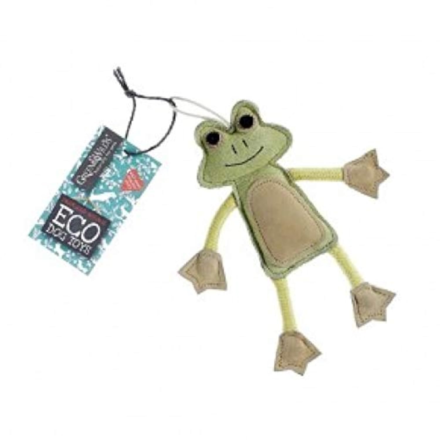 Green & Wilds Francios Le Frog Eco Dog Toy