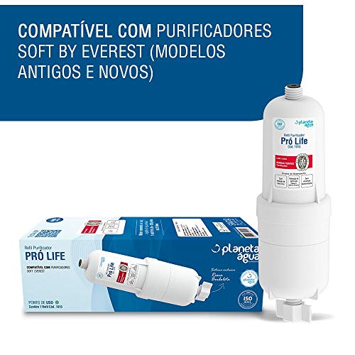 KIT 2 Refil Filtro p/purificador Soft Everest Prolife - 1013