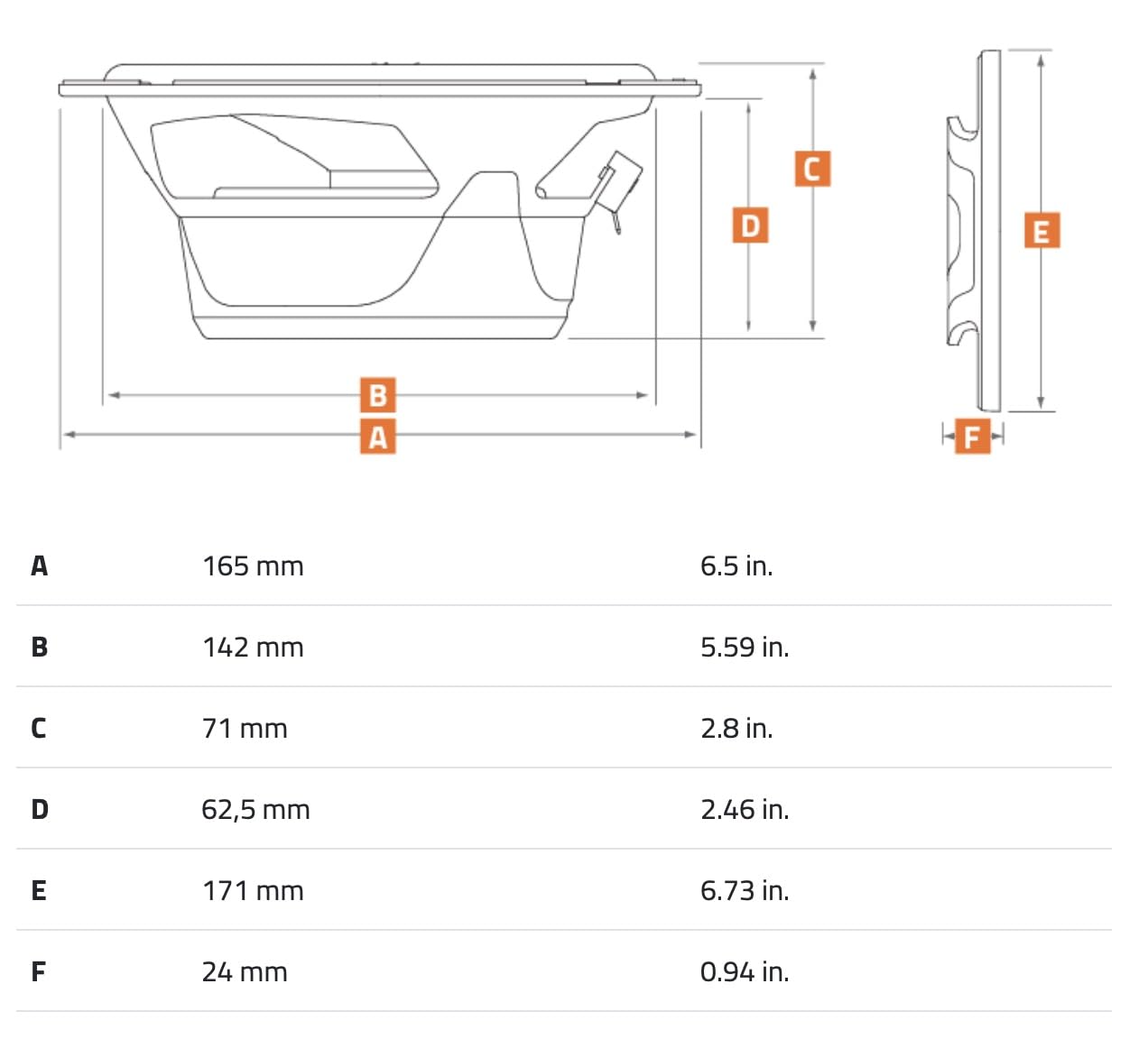 Hertz C 165 – Coppia di woofer da 165 mm, 210 W peak, 4 ohm, cono SPP-M in carta semi-pressata e magnete in ferrite ad alta densità per mid-bass dinamico nei sistemi car audio