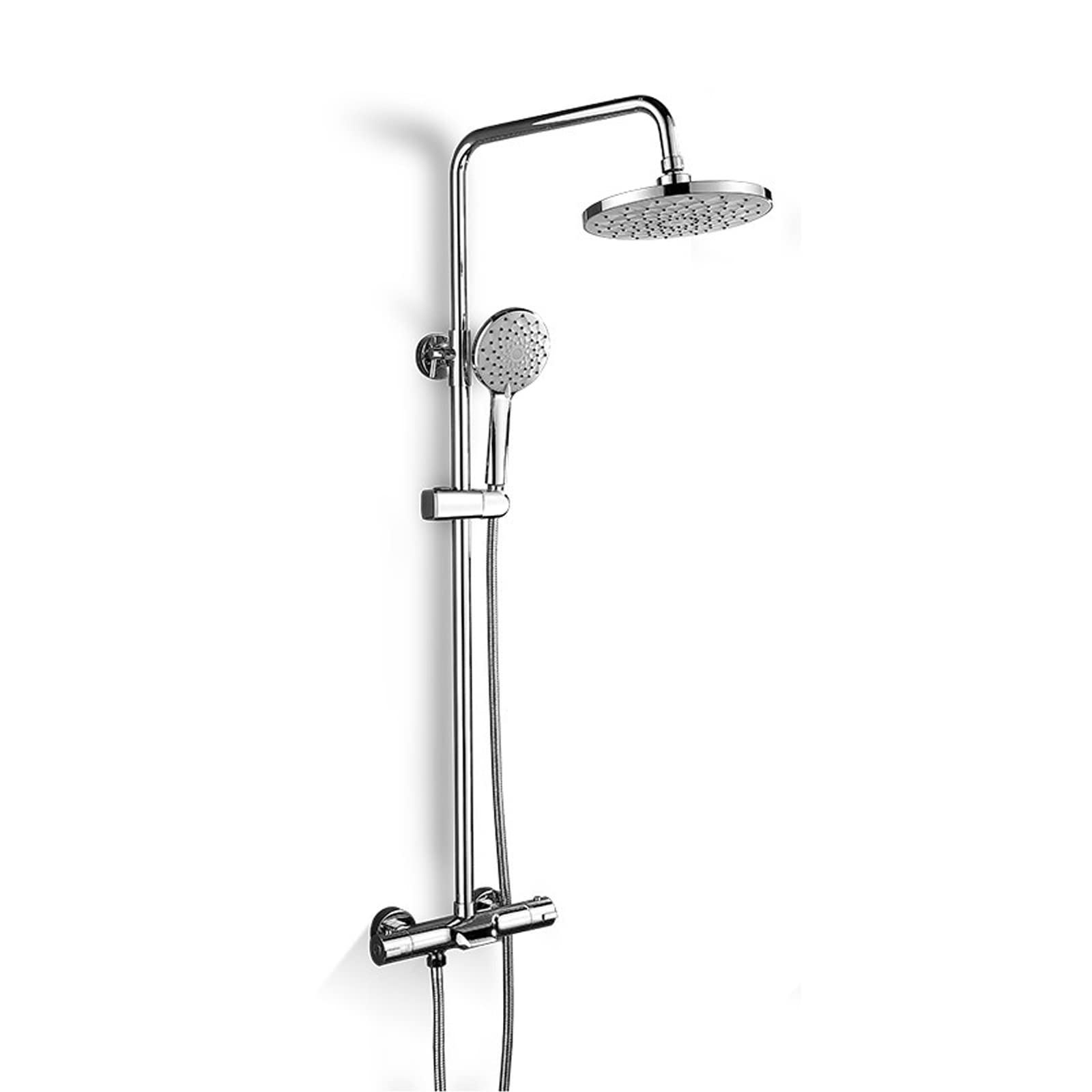 Sistema de ducha termostático de latón con grifo de bañera para el hogar