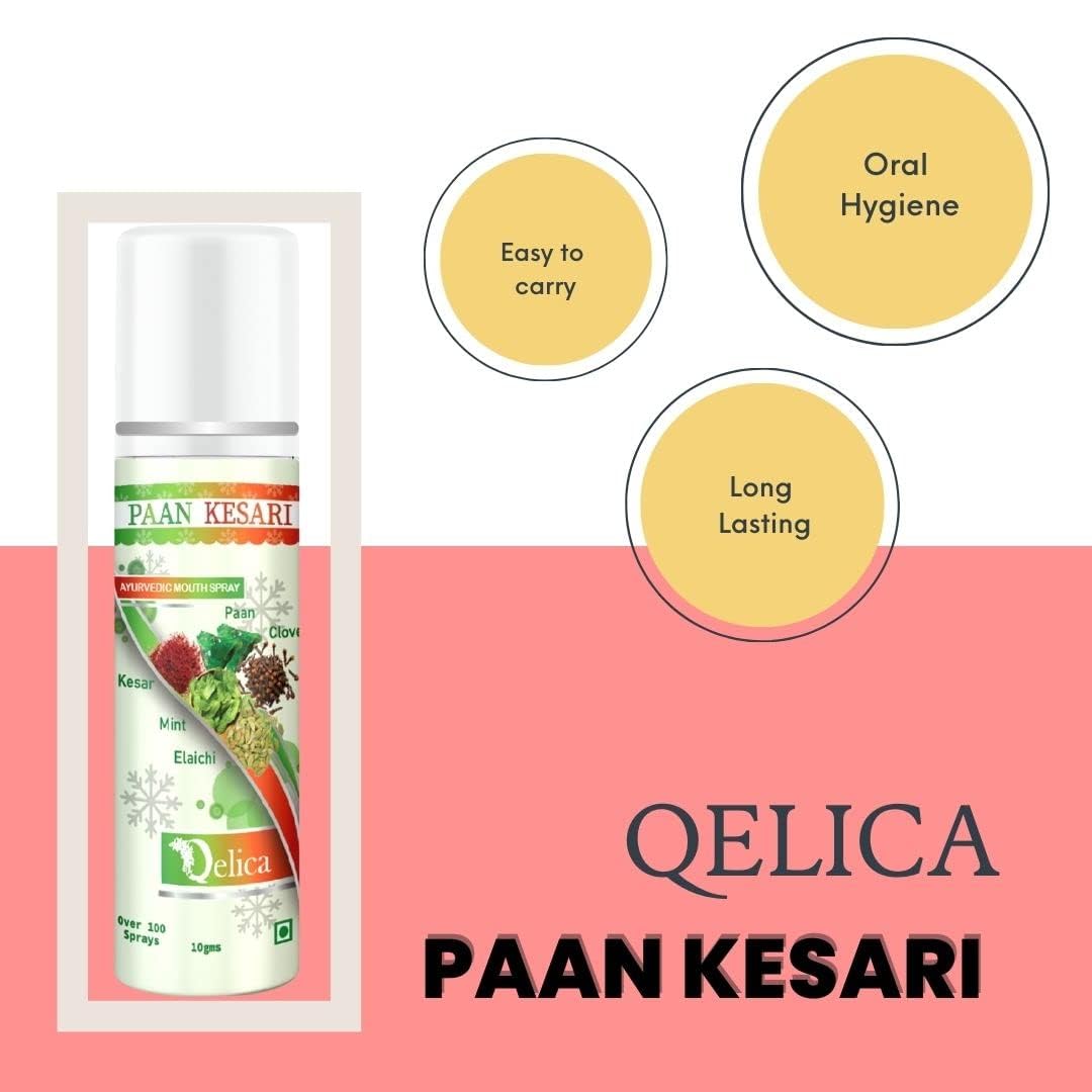 Qelica Love Special Mouth Freshener Long-Lasting Kiss-Ready Breath Freshness (Strawberry Crush and Paan Kesari) 2