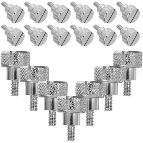Hemobllo 20 Viti Piedino Premistoffa per Macchina da Cucire, Vite Serraggio Manuale a Testa Zigrinata, Accessori per Manutenzione e Riparazione Cucito Domestico e Industriale