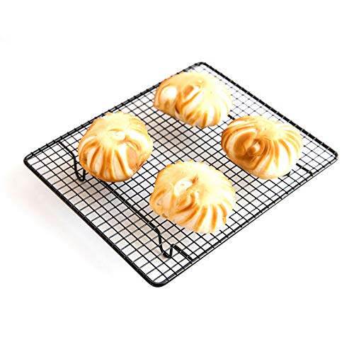 ケーキ冷却ラック パン ケーキクーラー ステンレス鋼 冷却ラック 単層 粘らない 焦げ付き防止 耐高温と低温 ケーキ パン お菓子 チョコレート ベーキング冷却ラック 製菓用品 ベーキング用品 頑丈 エアフライヤーアクセサリー 多機能 単層 ベーキング用品