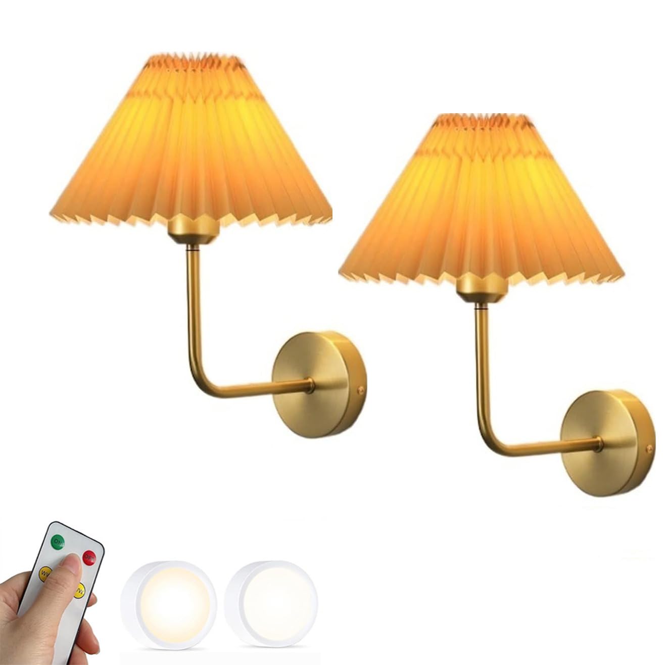 Apliques de pared LED a batería sin cables para iluminar zonas oscuras sin hacer obras