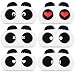 Bestsupplier Lovely Panda Face Sleep Masks Eye Mask Sleeping Blindfold Nap Cover 6 PCS
