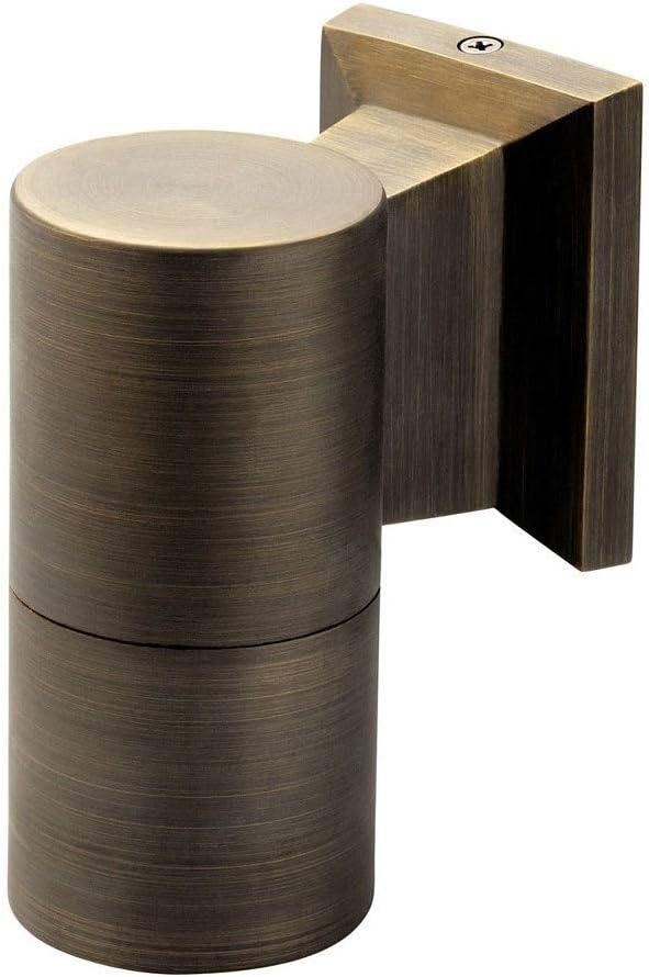 KICHLER LED Retrofit Landscape Wall Light in Centenial Brass Finish for use on Walls and Posts, 15784CBR