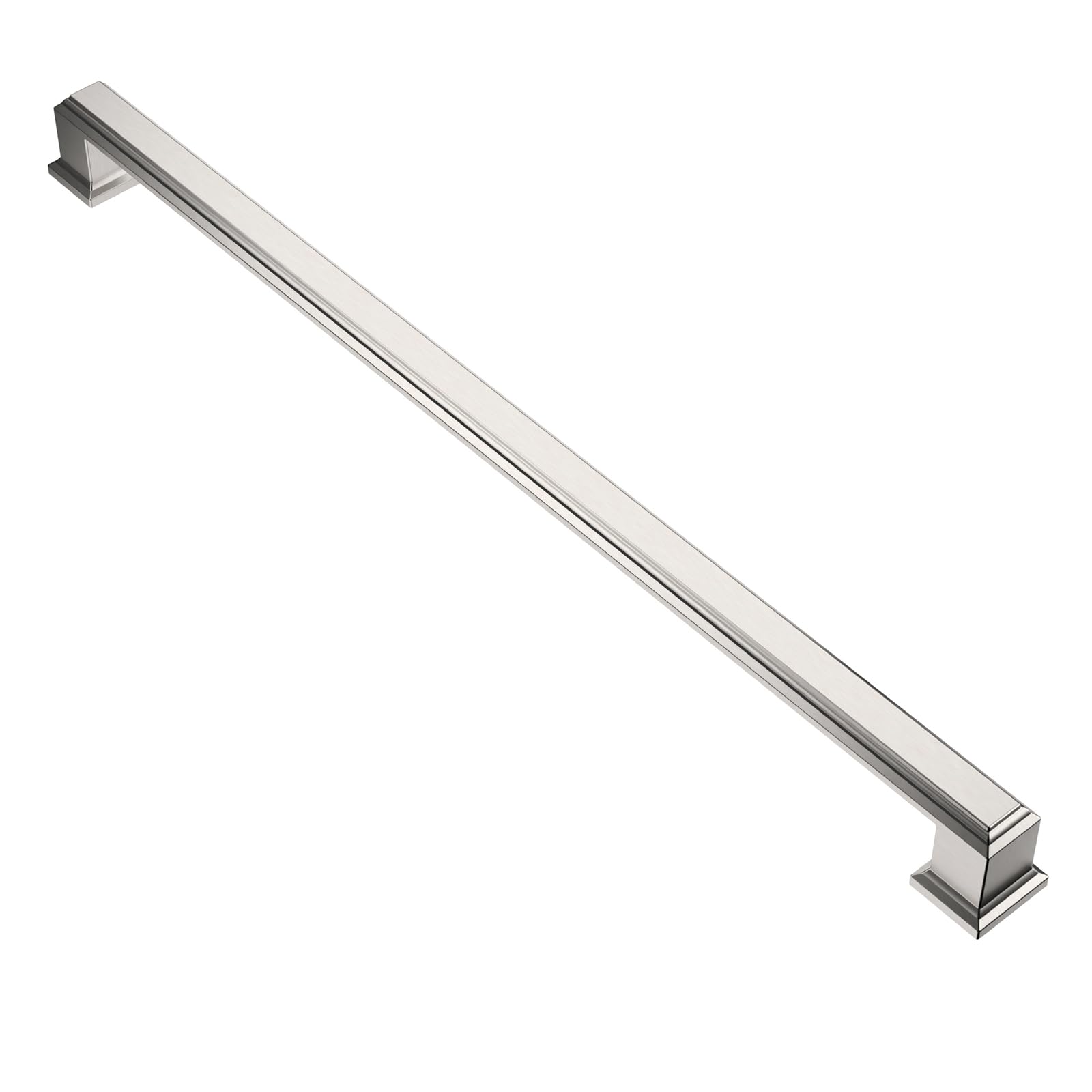 Alzassbg Brushed Satin Nickel Cabinet Pulls 6 Pack