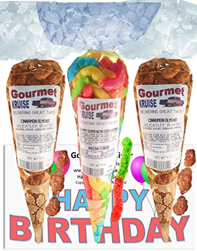 Happy Birthday Series Almendras Canela y Gomitas Ácidas 20oz miniatura 1