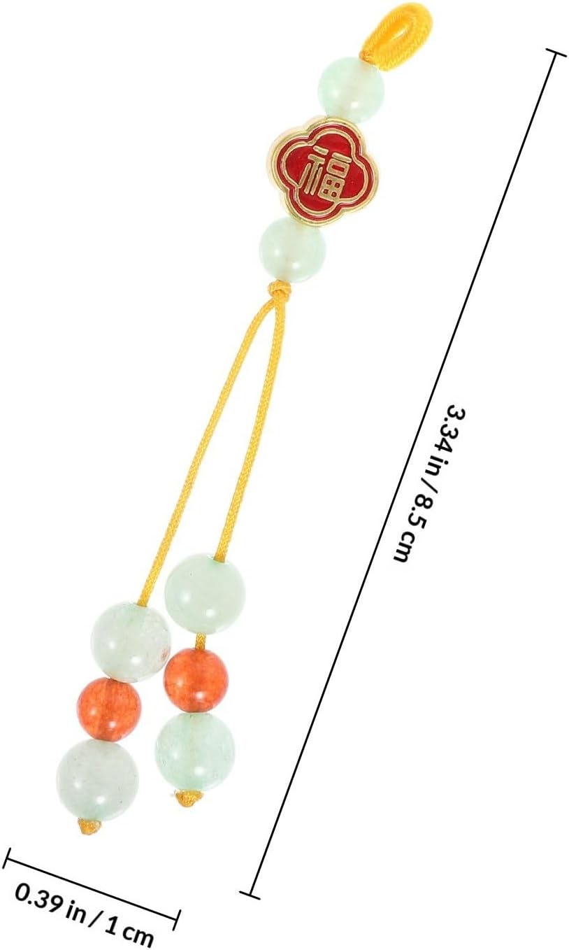 Homoyoyo Vintage Auspicious Cloud Pendant Charm 2pcs Woven Tassel image 2