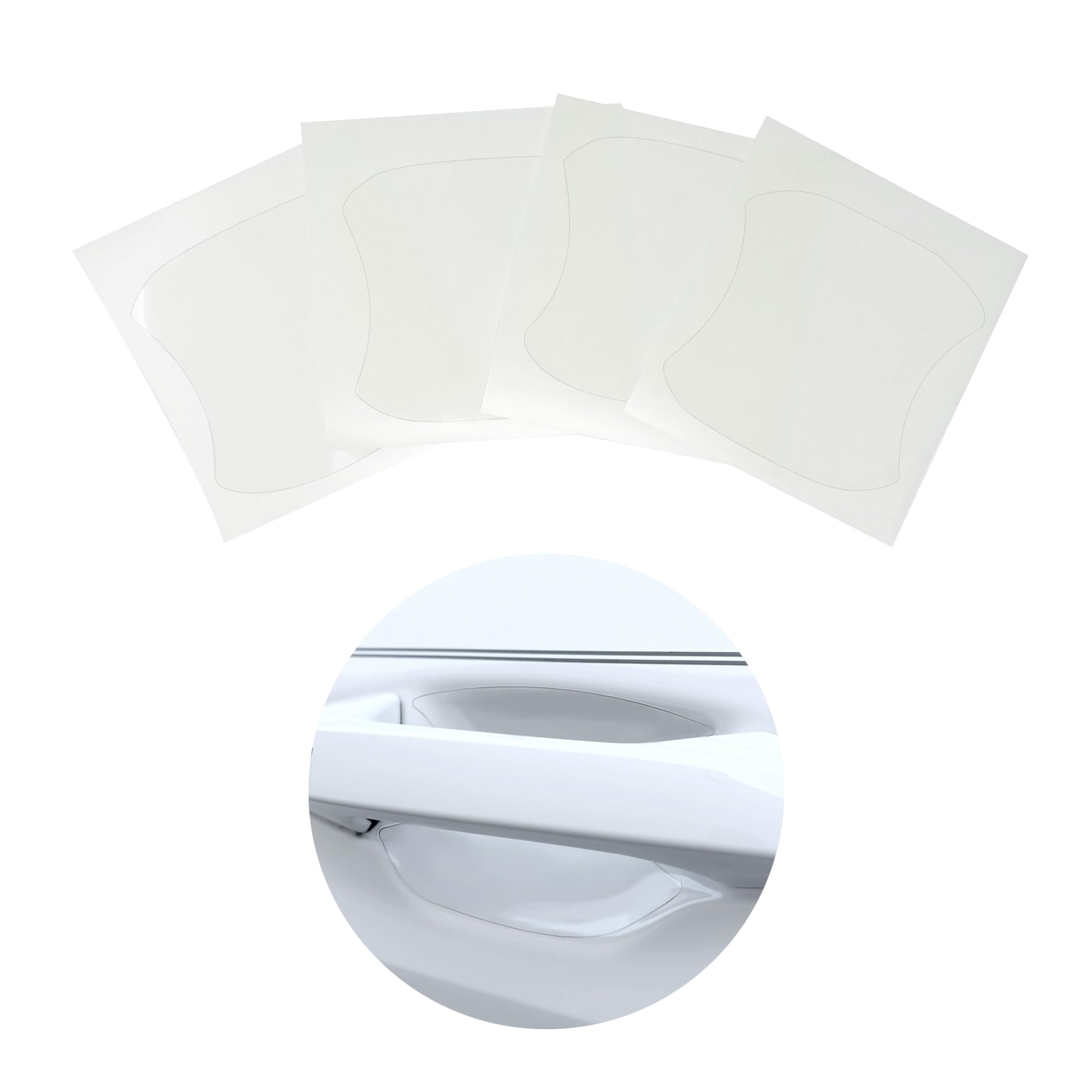 YelloPro Custom Fit Door Handle Cup 3M Scotchgard for Kia Sportage SUV, 2023 2024 2025, Anti-Scratch Clear Bra Paint Protector Film Self Healing PPF