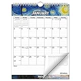 CRANBURY Small Vertical Wall Calendar 2021 - (Impressions), Hanging Monthly Wall Calendar, 8.5x11 Inches, Use Now to December 2021, Calendar Year 2021, Includes Planner Stickers