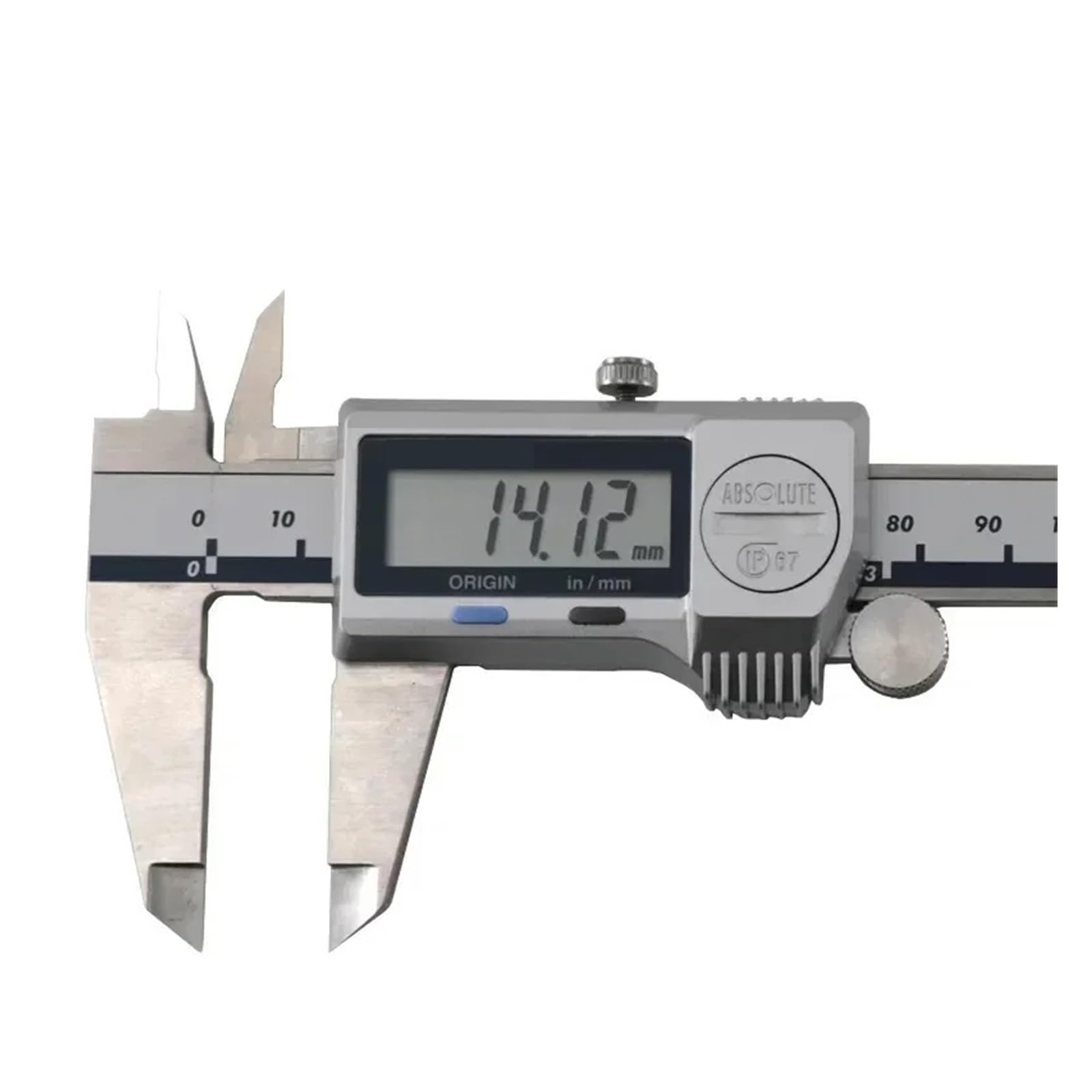 Calibri digitali 500-752-20 IP67 Resistente all'acqua e alla polvere ABS 150mm/200mm/300mm Calibro Strumenti di misurazione digitale per officina meccanica(500-753-20(0-200mm))