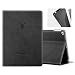 Produktbild MoKo Hülle Kompatibel mit iPad 9.7 2018/2017, Stoßfest Ledertasche Schutzhülle Smart Case mit Auto Sleep/Wake up Standfunktion für iPad 9.7" 2018/2017, iPad Air, iPad Air 2 Tablet, Schwarz