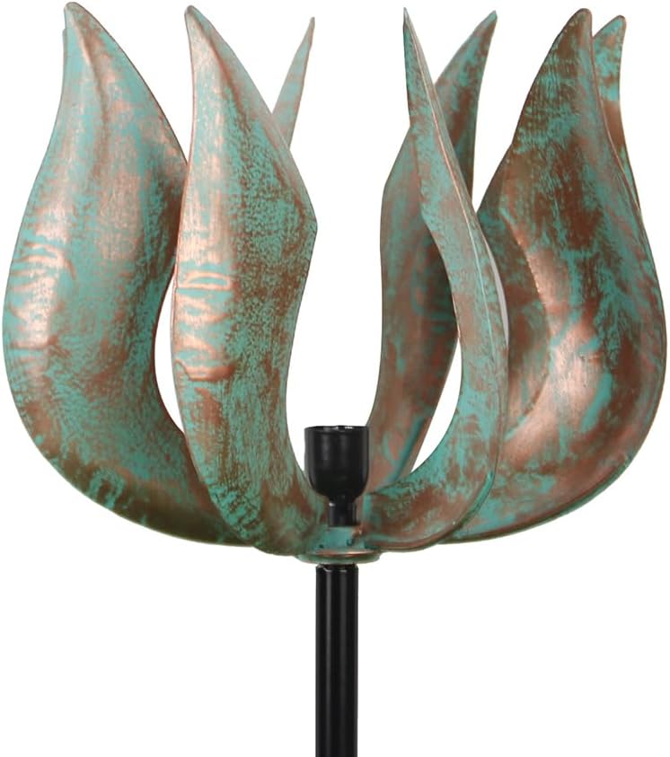 Viveta Wind Spinners Outdoor - 360 Degrees Swivel Kinetic Wind Spinner- Metal Wind Sculptures & Spinners for Outdoor Yard Lawn Garden