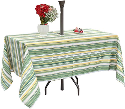 Nappe imperméable 152 x 213 cm avec fermeture éclair pour parasol de jardin