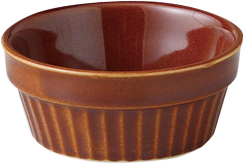 Set of 10 Tea 2.5" Souffle, 2.6 x 1.2 inches (6.5 x 3.1 cm), 2.4 fl oz (70 cc), 2.0 oz (55 g), Pie Dish, Hotel, Restaurant, Cafe, Western Tableware, Restaurant, Commercial Use,