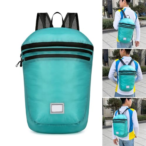 Unisex Colorful Folding Backpack Large Capacity Outdoor Waterproof Travel Cycling Sports Daypack with Adjustable Straps2