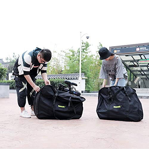 Funda transporte bicicleta plegable 20 pulgadas impermeable y bolsa de almacenamiento 7