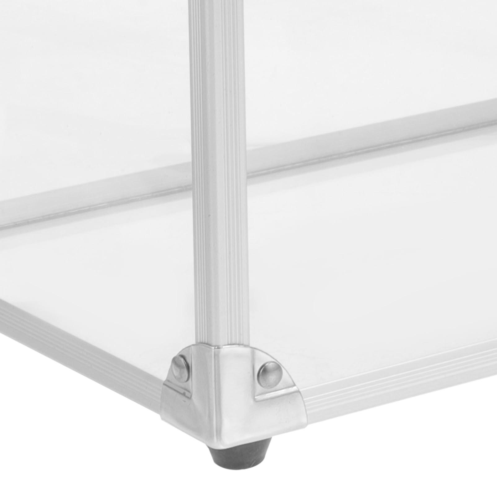 LABRIMP Organizer per CD e Dvd in Acrilico Argento con Manico Portatile, Contenitore per Custodia Dischi con Apertura Facile e Protezione Sicura per Casa e Ufficio