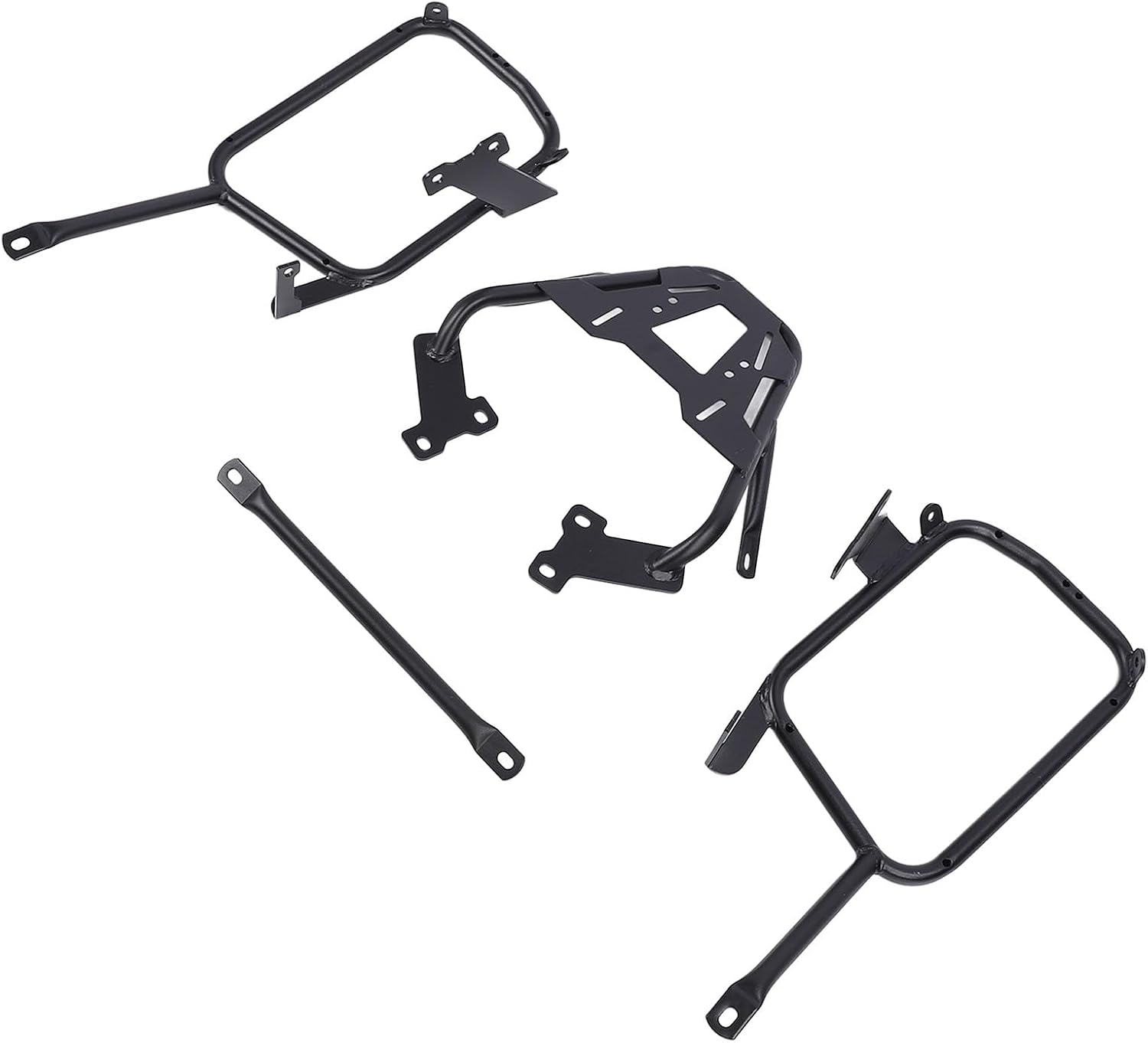 Side Luggage Rack Sturdy Carbon Steel Frame for 2018-2024 Ideal for Extra Storage and Passenger Safety