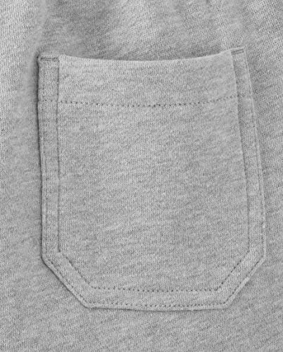 Gymboree Boys And Toddler Fleece Jogger Sweatpants, Pumpkin Heather Grey, 3T #TOP4