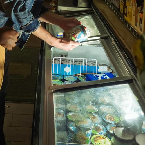 Estante de malla resistente de hierro blanco para refrigeración profesional 5