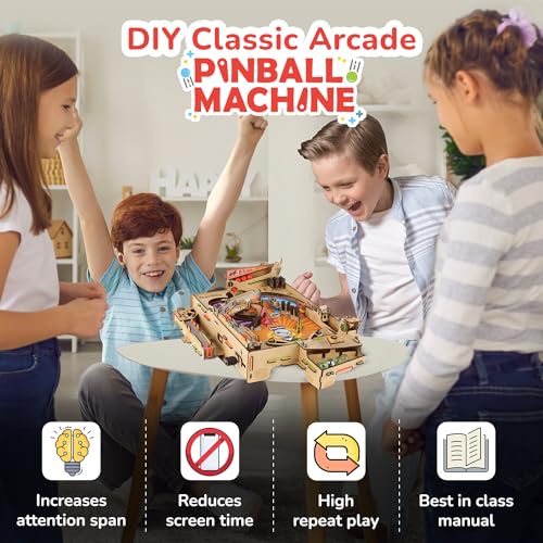 Smartivity Pinball Machine Toy for Kids 8-14 | Fun DIY STEM Birthday Gift for Boys & Girls | Global Award-Winning
