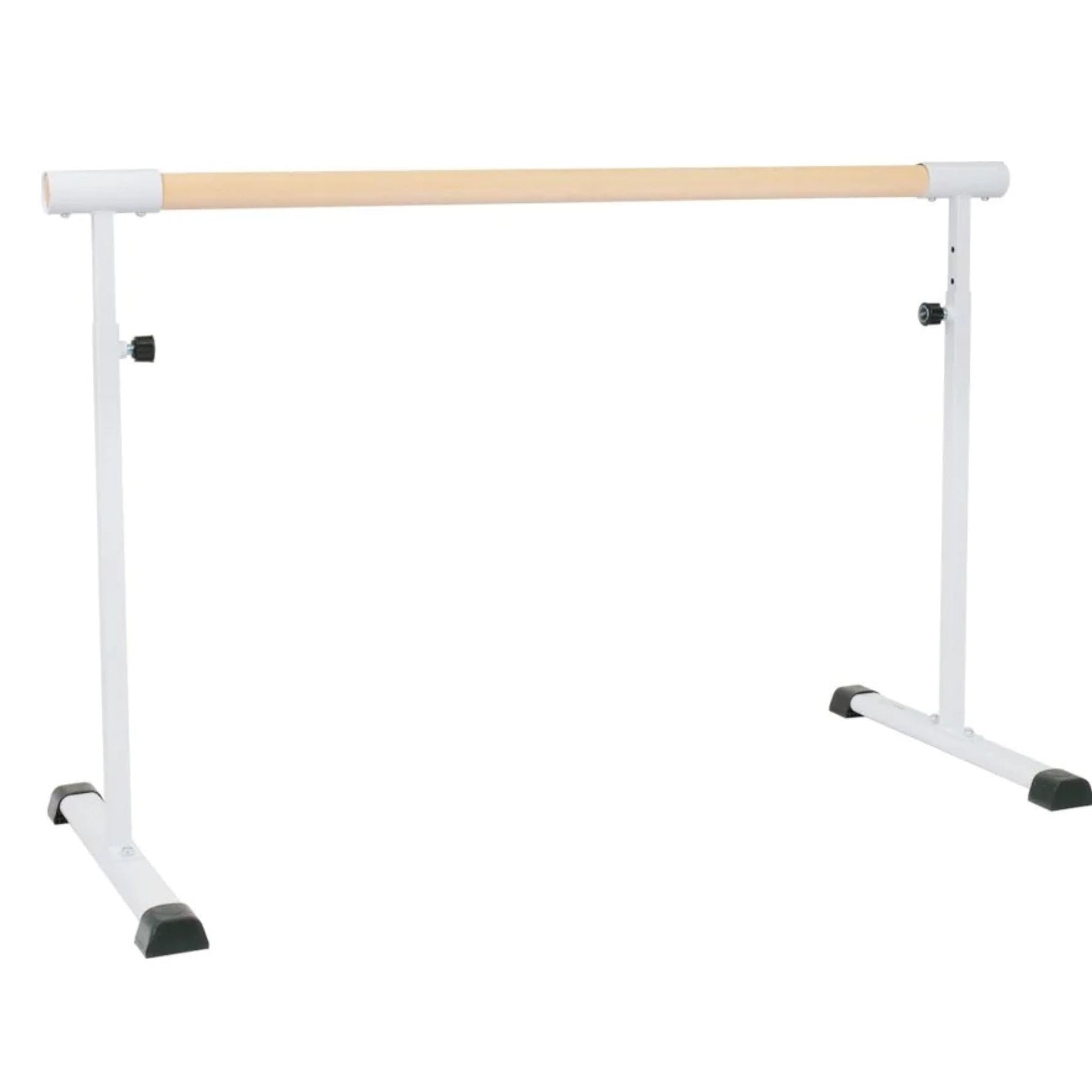 Barra elástica portátil para ballet Cannons UK, 1,1 m, altura ajustable 85-105 cm, pies antideslizantes