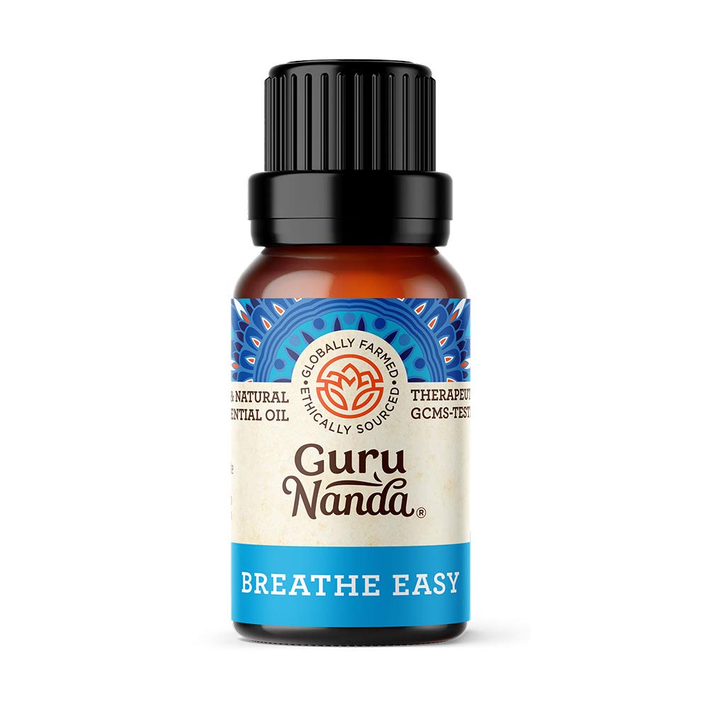 GuruNanda - 100% Pure Essential Blend Breathe Easy - 0.5 fl. oz.