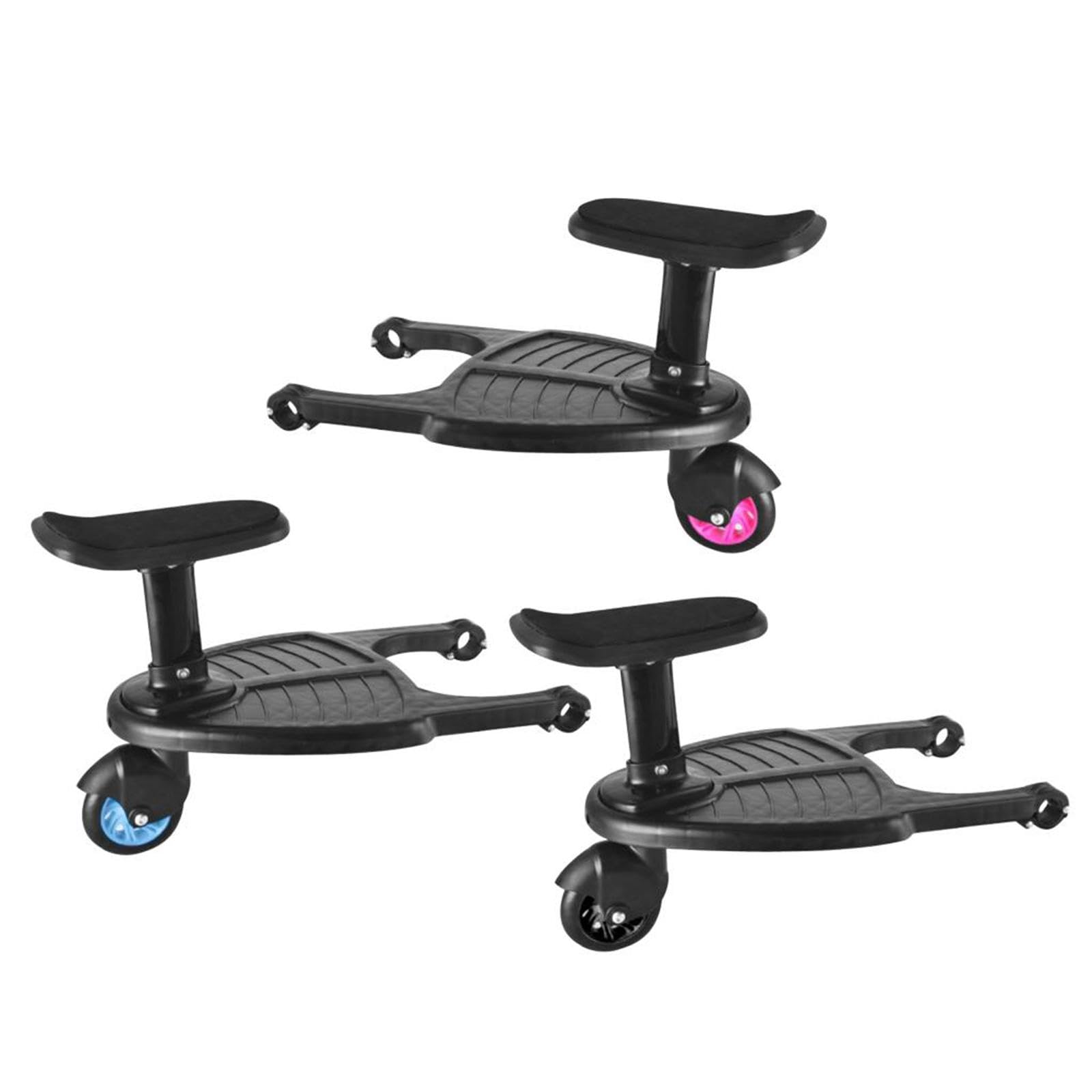 ATORSE Baby Stroller Buggy Board with Seat Kids Wheel Standing Board Pedal Blue - Image 4 thumbnail