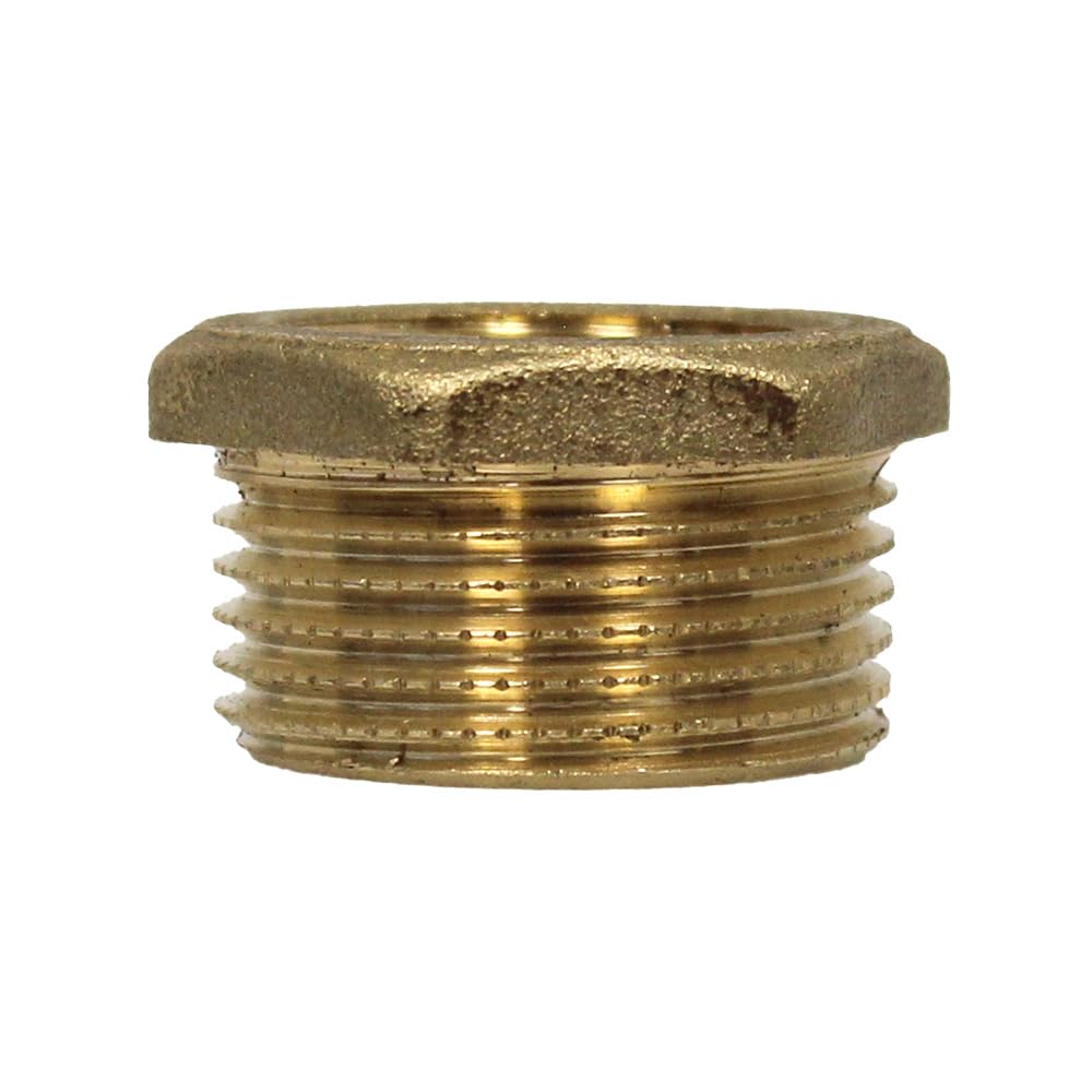 Raccord laiton à visser - Lot de 25 Mamelons Laiton Réduit Mâle/Femelle 1"-3/4" (26/34-20/27) -