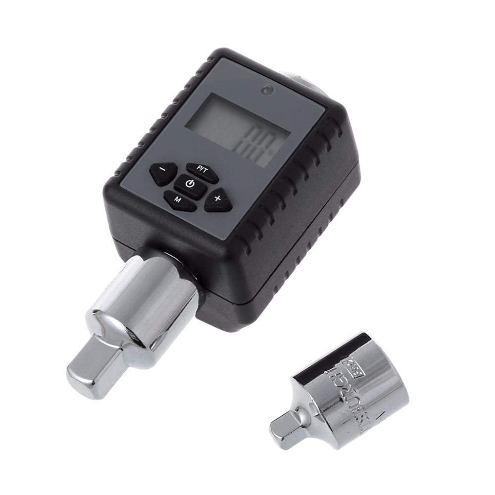 Set di cacciaviti Set di chiavi a bussola 1/2 pollici 10-200Nm Chiave dinamometrica digitale Chiave dinamometrica elettronica professionale regolabile Riparazione auto per bici con 2 pezzi Adatt