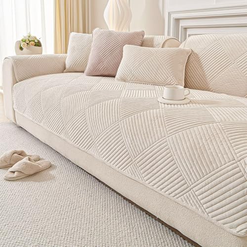 Qhaiyybf Fundas Para Sofa,Fundas Sofas 3 Y 2 Plazas Ajustables Con Partículas, Funda Sofá Universal Ajustable Tamaño,1, 2 Y 3 Plazas Funda Sofa Antideslizante, Forma De L Protector Sofa